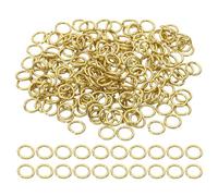 PATIKIL 8mm Open Jump Rings, 200Pcs Solid Copper Round Ring Charm Loops Connectors for Jewelry Making Crystal Garland Necklaces Earrings Keychains Craft DIY, Copper