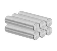 PATIKIL 8mm x 40mm Dowel Pin Stainless Steel, 6 Pcs 304 Stainless Steel Pegs Shelf Pins Rod Support Metal Fasten Elements for Shelves Furniture Fixing Component, Silver