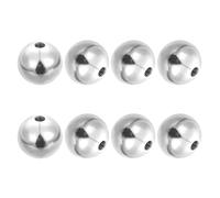 PATIKIL 8Pcs 20mm Ball Nuts Knob, M5 UNC Female Threaded Steel Swivel Ball Joint Adapter Converter for Super Clamp Camera Hot Shoe Mount Light Tripod Phone Holder, Silver