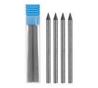 PATIKIL 8Pcs 5.6mm 2B Carpenter Pencil Lead Refills, Solid Dry Pencil Refills Break Resistant Lead Refill for Mechanical Carpenter Construction Pencils Art Drafting, Black