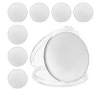 PATIKIL 8pcs Blank Coins for Engraving, 40mm Coin Blanks Laser Engraving Blanks Custom Challenge Coins Metal Disc Tags Circle Round Plate for Laser Engraving Stamping, Silver Tone