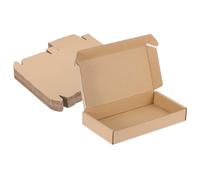 PATIKIL 8x4x1 Inch Small Shipping Boxes, 20 Pcs Corrugated Cardboard Box Gift Boxes for Packing Mailing Moving Packaging Small Business Boxes Brown