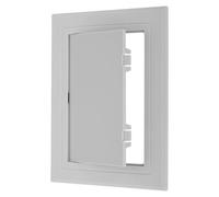 PATIKIL 8x6 inch(195x145mm) Removable Hinged Access Panel, ABS Plumbing Access Doors Easy Wall Hole Cover for Drywall Plumbing Electrical Cables Wiring, Grey