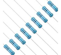 PATIKIL 9.1 Ohm Resistor, 50Pcs 2W Metal Film Fixed Resistor Kit 1% Tolerance Multiple Values of Resistance Optional for DIY Electronics Projects Computer TV Circuit Board
