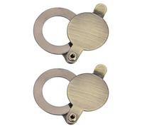 PATIKIL 9/16" Peephole Cover,Door Peephole Protector Privacy Door Viewer Cover for Home Security Apartment Hotel,Bronze 2pcs