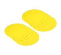 PATIKIL 9.8-inch Round Cardboard Paper, 40 Pcs Blank Disc Circles Slices for Party Decorations DIY Craft Arts Drawing Painting Writing, Yellow