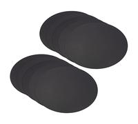 PATIKIL 9.8-inch Round Cardboard Paper, 50 Pcs Blank Disc Circles Slices for Party Decorations DIY Craft Arts Drawing Painting Writing, Black