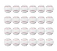 PATIKIL 9 Inch Baseball, 24 Pack Hard Baseballs Bulk Standard Size Adult Leather Practice Training Baseball Unmarked Baseballs for Pitching