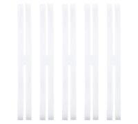 PATIKIL 9 Inch H Band Silicone Rubber Bands, 5 Pcs Strong Elastic Silicone Bands Rubber Wrapping Bands for Books Cameras Art Cooking Wrapping Exercise Bag Wraps, White
