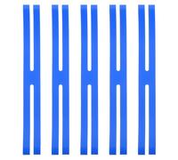 PATIKIL 9 Inch H Band Silicone Rubber Bands, 5 Pcs Strong Elastic Silicone Bands Rubber Wrapping Bands for Books Cameras Art Cooking Wrapping Exercise Bag Wraps, Dark Blue