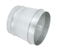 PATIKIL 9 Inch to 8 Inch Duct Reducer, Galvanized Steel Round Air Duct Reducer Crimped Pipe Increaser Adapter Connector Fitting Coupling for HVAC, Ventilation Systems