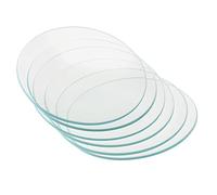 PATIKIL 90 mm Diameter Watch Glass, 6 Packs Beaker Cover Smooth Edges Chamfered Arc for Laboratory, Transparent