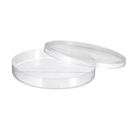 PATIKIL 90mm/3.5 Inch Plastic Petri Dishes with Lids, 2 Compartments Culture Dish Tissue Culture Plate for Lab Science Experiments, Clear