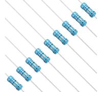 PATIKIL 91 Ohm Resistor, 50Pcs 1W Metal Film Fixed Resistor Kit 1% Tolerance Multiple Values of Resistance Optional for DIY Electronics Projects Computer TV Circuit Board