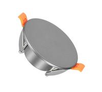 PATIKIL 94mm / 3.7" Diameter Spring Ceiling Hole Cover Plate, Downlight Hole Trim Wall Mount Decorative Cap Access Panel for 2.2-3.4" Round Ceiling and Wall Openings, Dark Gray