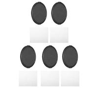 PATIKIL 95mm Lens Cap, 5 Pack Sides Pinch Snap Camera Lens Cover for Front Lens with Cloth, Suitable for 95mm Thread Universal DSLR Lenses for Nikon, for Fujifilm, for Pentax, for Leica