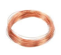 PATIKIL 99.9% Soft Copper Wire, 1Pcs 26Gauge/0.4mm Diameter 15m/49.2ft Spool Pure Copper Craft Wire for Jewelry Making Beading Garden Plants