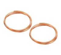 PATIKIL 99.9% Soft Copper Wire, 2Pcs 12Gauge/2.0mm Diameter 1.2m/3.9ft Spool Pure Copper Craft Wire for Jewelry Making Beading Garden Plants