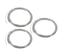 PATIKIL 99.995% High Purity Zinc Wire, 16 Gauge Pure Zinc Wire 2mm Soft Beading Wire Lab Scientific Experiment Zinc Wire Tool (16Ft/Roll), 3 Rolls