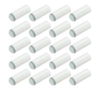 PATIKIL 9mm Pool Cue Tips, 20Pcs Slip-On Billiard Cue Stick Tips Replacement for Pool Cues and Snooker, White Grey