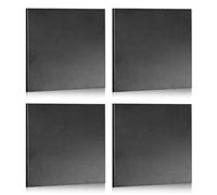 PATIKIL A36 Steel Flat Bar, 4 Pcs 3" x 3" x 3/16" Knife Making Steel Iron Stock for Forging Blade Knife Sword Chopper