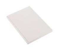 PATIKIL A4 Loose Leaf Paper for Binders, 3 Pack Notebook Punch Filler Paper 30 Hole 180 Sheets Blank Paper 100gsm for Office, White