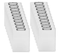 PATIKIL A4 Metal Clipboard, 20Pcs Heavy Duty Aluminum Clipboard Letter Size with Low Profile Clip for Classroom Home Office Outdoor, Size 12.5 x 9 Inch