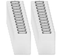 PATIKIL A4 Metal Clipboard, 24Pcs Heavy Duty Aluminum Clipboard Letter Size with Low Profile Clip for Classroom Home Office Outdoor, Size 12.5 x 9 Inch