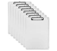 PATIKIL A4 Metal Clipboard, 8Pcs Heavy Duty Aluminum Clipboard Letter Size with Low Profile Clip for Classroom Home Office Outdoor, Size 12.5 x 9 Inch