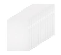 PATIKIL A4 Plastic Folders, 15 Pack Clear Folders l Type Project Pockets Paper Document Jacket Sleeves l Shaped Transparent for Documents Plastic Office File, 8.7x12.2in, Transparent