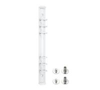 PATIKIL A5 6-Hole Ring Binder Mechanisms, 1 Set Binder Spines Replacement for Office Planners Documents Recipes Organization Storage, White