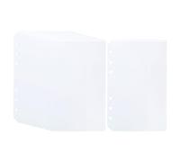 PATIKIL A5 Binder Pocket, 12 Pack PVC 6 Holes Binder Pouch Folders Photos Cards Bills Document Waterproof Filing Storage Loose Leaf Bags for 6-Ring Notebook Binder, Clear