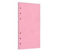 PATIKIL A6 Blank Refill Paper, 60 Sheets/120 Pages Loose Leaf Papers 6 Hole Planner Refills Inserts for 6 Ring Refillable Binders Notebook Filler Insert Diary Journals, Pink