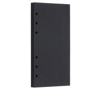 PATIKIL A6 Refill Paper, Unlined Blank Kraft Paper 6 Hole Filler Inserts Loose Leaf Paper for 6 Ring Binder, 80 Sheets/160 Pages, Black