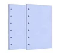 PATIKIL A7 Blank Refill Paper, 120 Sheets/240 Pages Loose Leaf Papers 6 Hole Planner Refills Inserts for 6 Ring Refillable Binders Notebook Filler Insert Diary Journals, Purple
