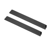 PATIKIL ABS Knife Cover Sleeves for 10" Kitchen Knife, 2 Pcs Knives Edge Guard Blade Protector Universal Knife Protector Flocking for Home Kitchen, Black