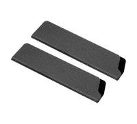 PATIKIL ABS Knife Cover Sleeves for 5" Santoku Knife, 2 Pcs Knives Edge Guard Blade Protector Universal Knife Sheath for Home Kitchen, Black