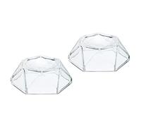 PATIKIL Acrylic Ball Stand Displays Base 3cm Transparent for Crystal Ball Pack of 2