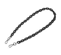 PATIKIL Acrylic Purse Strap, 47 Inch Acrylic Chain Purse Strap Replacement Luxury Handbag Chain Handle Straps for DIY Craft Handbags Shoulder Bag Crossbody, Black