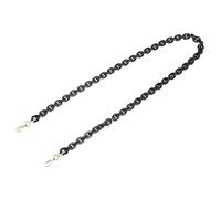 PATIKIL Acrylic Purse Strap, 47 Inch Acrylic Chain Purse Strap Replacement Luxury Handbag Chain Handle Straps for Handbags Shoulder Bag Crossbody, Black