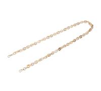 PATIKIL Acrylic Purse Strap, 47 Inch Acrylic Chain Purse Strap Replacement Luxury Handbag Chain Handle Straps for Handbags Shoulder Bag Crossbody, White/Brown