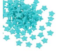 PATIKIL Acrylic Star Beads, 400 Pcs Star Shape Friendship Crafting Bead Spacer Loose Beads Large Hole for DIY Art Craft Decoration, Malachite Green