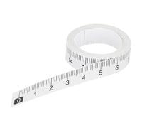PATIKIL Adhesive Ruler, 200cm Backed Tape Measure Tape Sticker Tape Waterproof for Workbench Sewing Saw Drafting Table,Transparent Background Black Text
