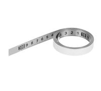 PATIKIL Adhesive Ruler 9.8ft, Steel Self-Adhesive Measuring Tape Right to Left, Workbench Ruler Adhesive Backing for Woodworking Sewing Drafting Table, Grey