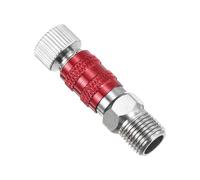 Patikil Air Brush Connector Adapter, 1pcs Quick Connect/Disconnect for Air Brush Hose, Red
