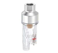 PATIKIL Air Brush in-Line Filter, 1/8 BSP Inlet and Outlet Threads Mini Air Filter Water Oil Separator for Paint Spray Air Hoses Line Compressor Fitting