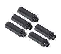 PATIKIL Air Compressor Oil Cap Plug, 5 Pcs 15.5mm Replacement Oil Fill Breathing Vent Cap for Common Air Compressor, Black