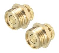 PATIKIL Air Compressor Tank Drain Valve, 2 Pack G 1/4'' Brass Air Compressor Drain Valve Replacement Part