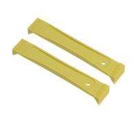 PATIKIL Air Conditioner Fin Comb, 2Pcs AC Coil Cleaner Fin Straightener Brush Condenser Coil Radiator Repair Tool for AC Unit Refrigerator Evaporator, Yellow