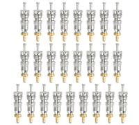 PATIKIL Air Conditioning Valve Core with Seal, 25 Pack Refrigeration Service Valve Stem Cores for HVAC AC System Accessories